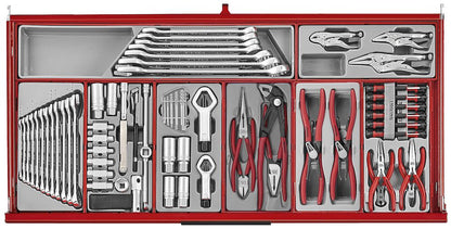Teng Tools TKW37R663T  37" PRO35™ Roller Cabinet Tool Kit 663 Pieces Red