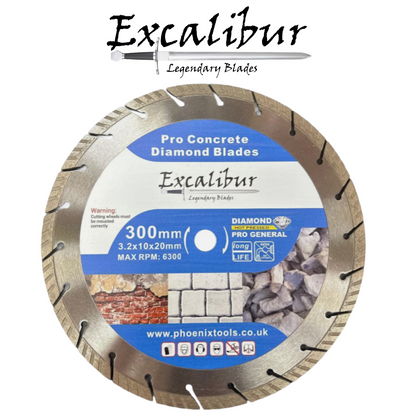 Diamond Cutting Blade 115mm To 350mm For Cutting Reinforced Concrete , Granite , Brick