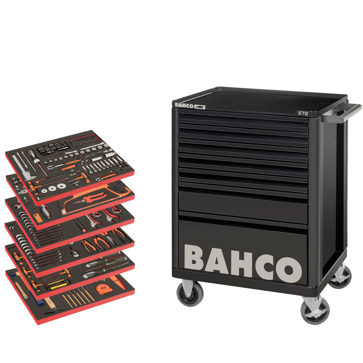 Bahco BAHLARGE Tool Trolley General Purpose Tool Kit - 346 PC