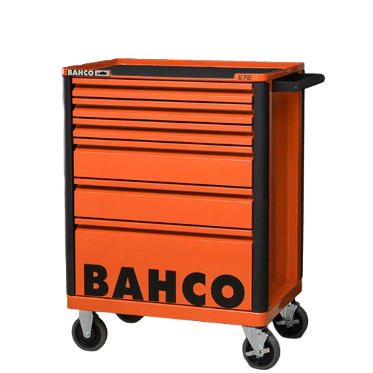 Bahco BAH1472K6 E72 Storage Tool Trolley with 6-Drawers Orange