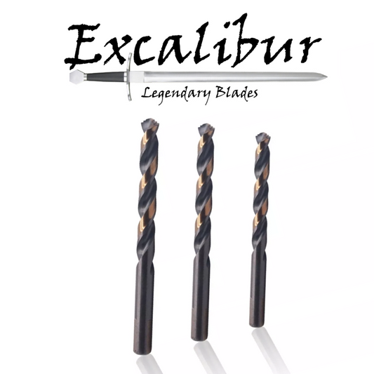 Excalibur Extreme Turboplus HSS M2 Precision Ground Cobalt Metal Drill Bits 3mm - 13mm
