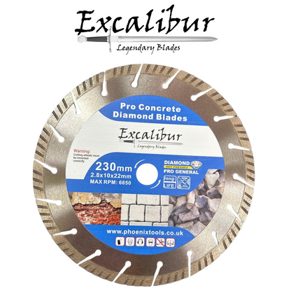 Diamond Cutting Blade 115mm To 350mm For Cutting Reinforced Concrete , Granite , Brick