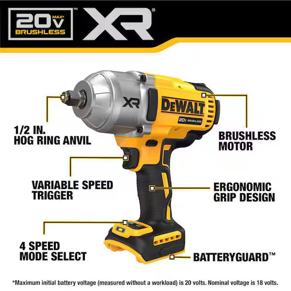 DeWalt DCF900 1/2 Impact Wrench - Body Only