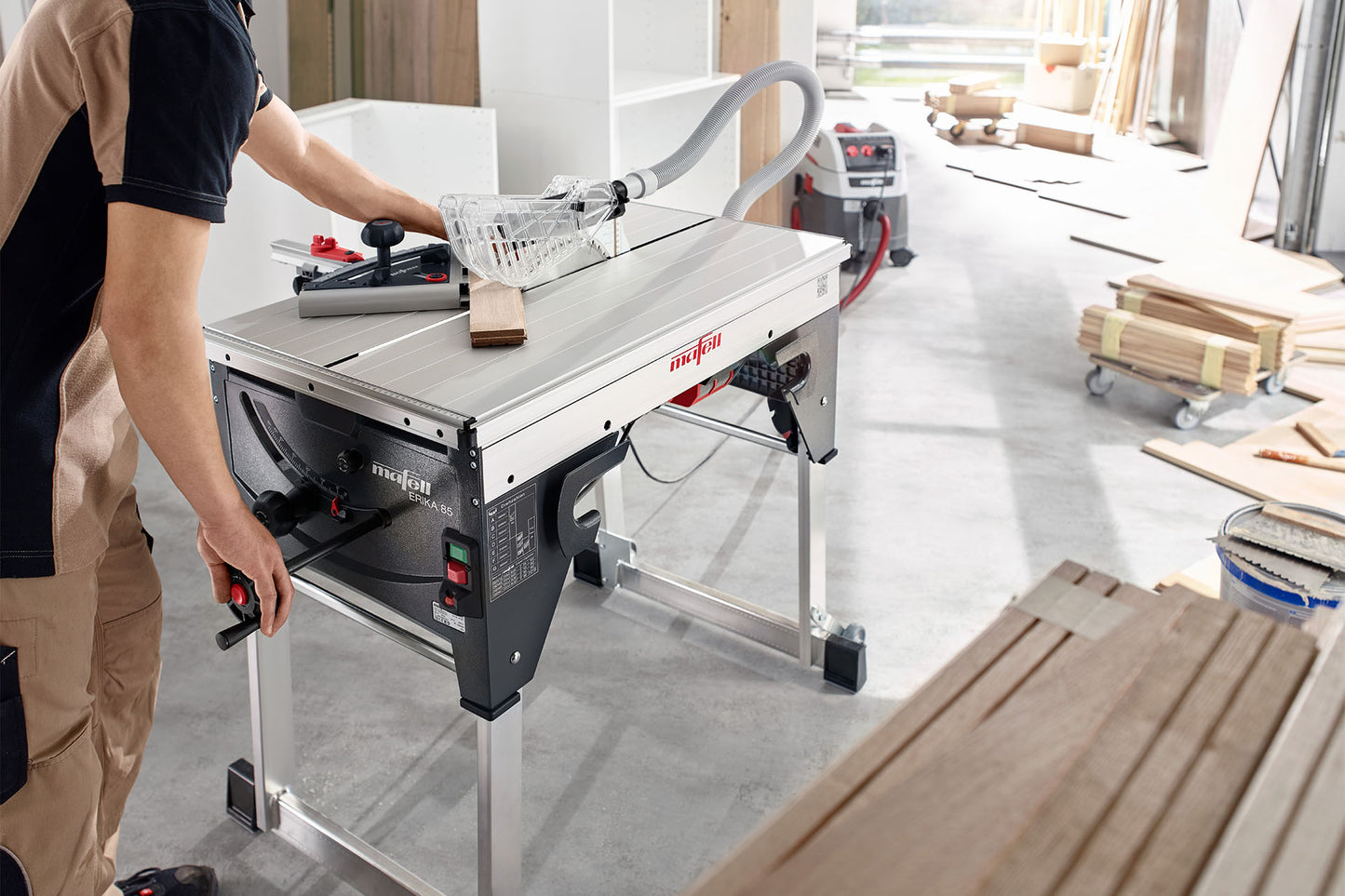 Erika 85Ec pull-push precision saw system 240V