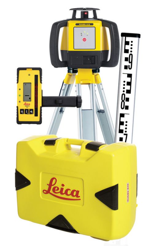 Leica Rugby 610 Laser Level - Li-Ion Rechargeable