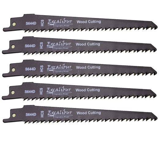 Excalibur Recip Sabre Saw Blades Pack x5 - S644D