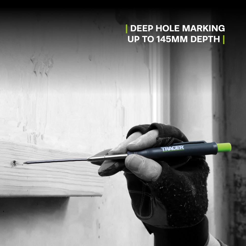 Tracer Deep Hole Construction Pencil With Site Holster