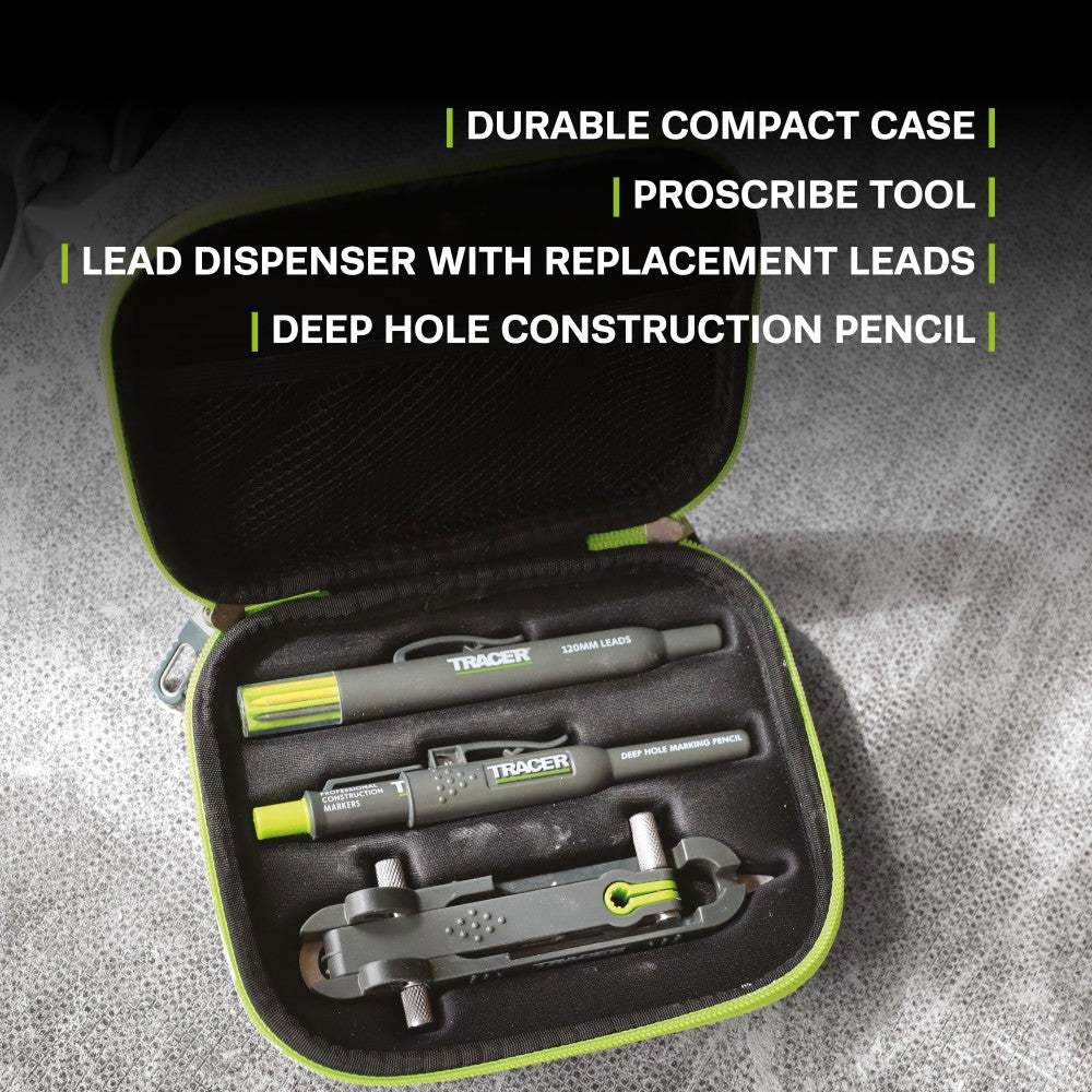 Tracer APST2 Scribe Tool Deep Hole Pencil with Replacement Lead Holster