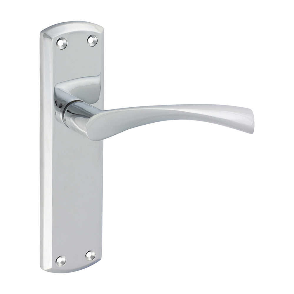 Zeta Latch Handles - Polished Chrome