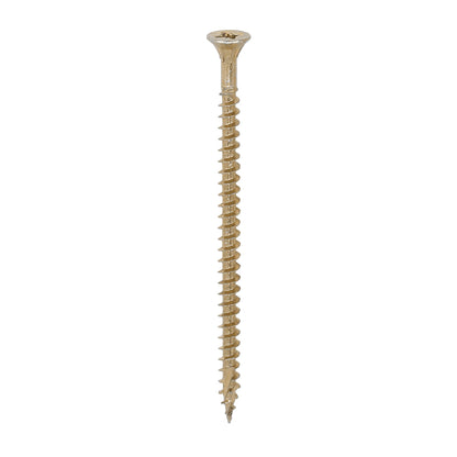 C2 Strong-Fix Multi-Purpose Premium Screws - PZ - Double Countersunk - Yellow, 4.5 x 80