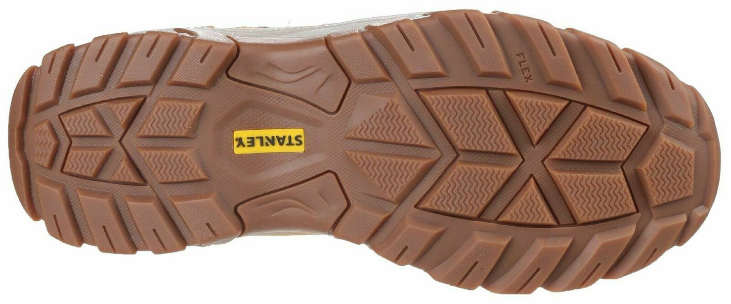 Stanley Tradesman Brown & Honey Leather Safety Work Hiking Boot Steel Toe SB-P