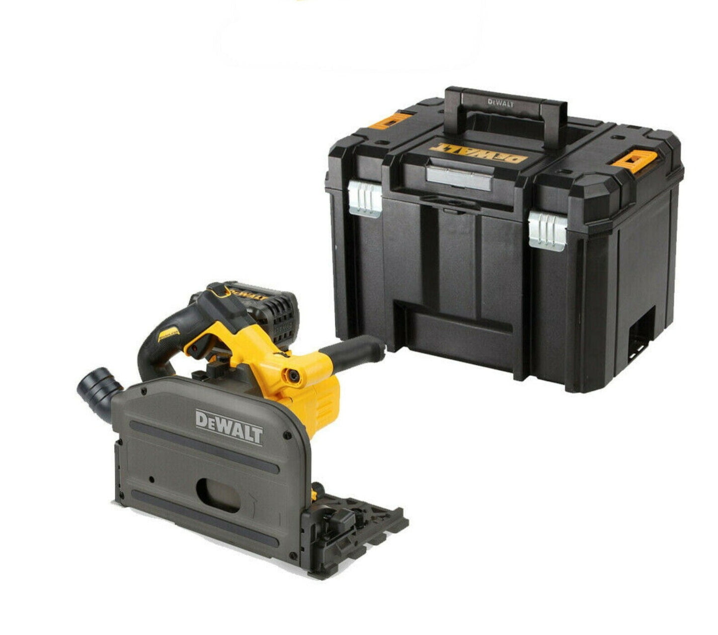 DeWalt DCS520T2R 54V XR FLEXVOLT 2 x 6.0Ah Plunge Saw Kit + Guide Rail Options