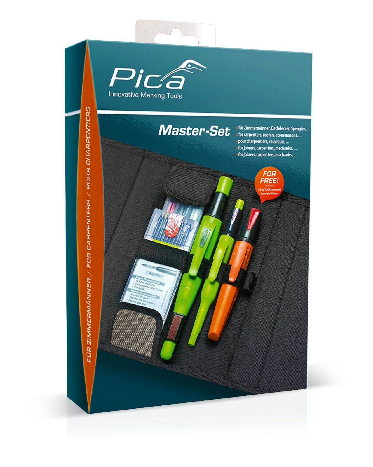 Pica Pencil Pen Marker Carpenter Master Set 55030 B5