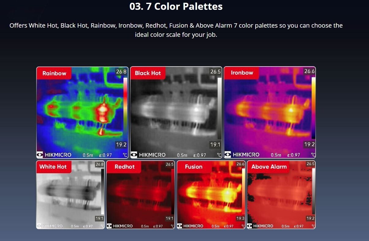 HIKMICRO ECO-V Thermal Image Camera 25Hz 2.4" Screen
