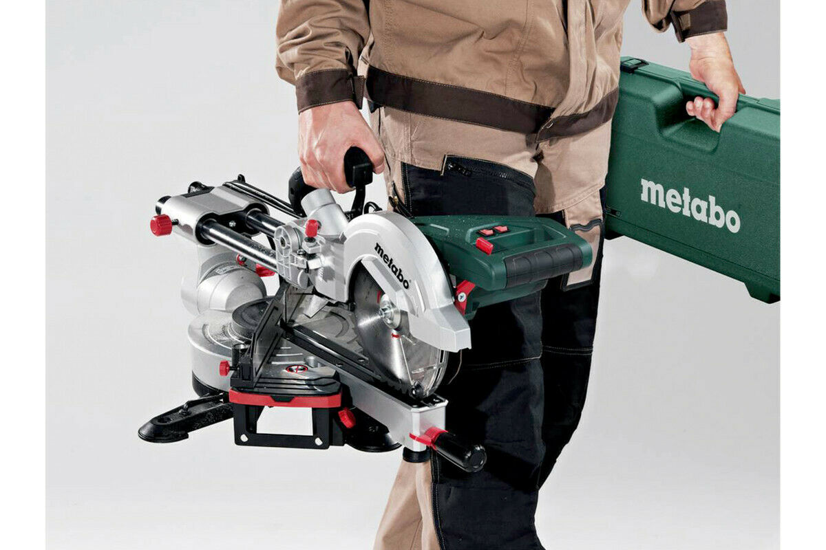 METABO KGS-216MN 1500w Compound Sliding Laser Mitre 216mm Chop Saw 240volt BAY20