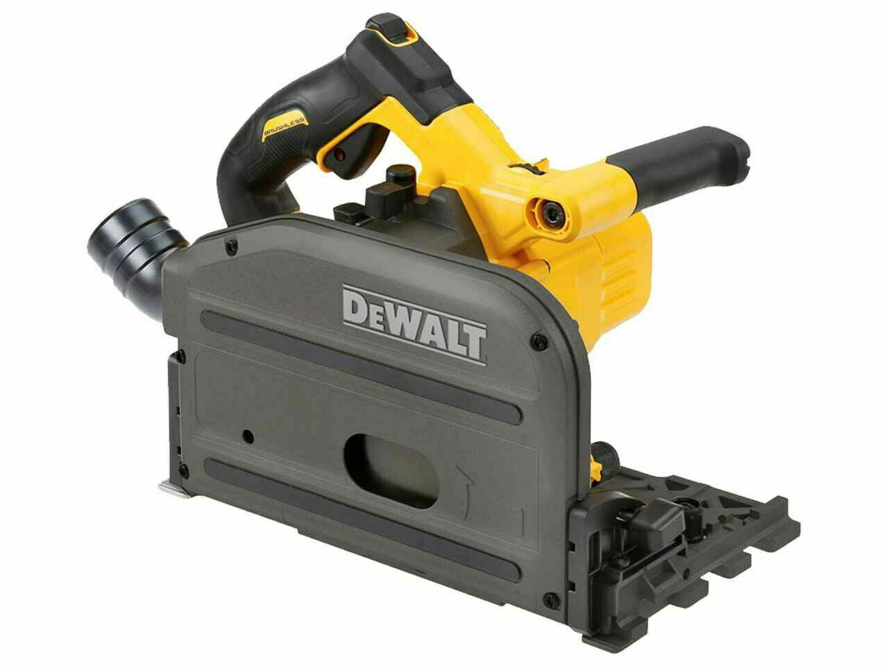 DeWalt DCS520T2R 54V XR FLEXVOLT 2 x 6.0Ah Plunge Saw Kit + Guide Rail Options