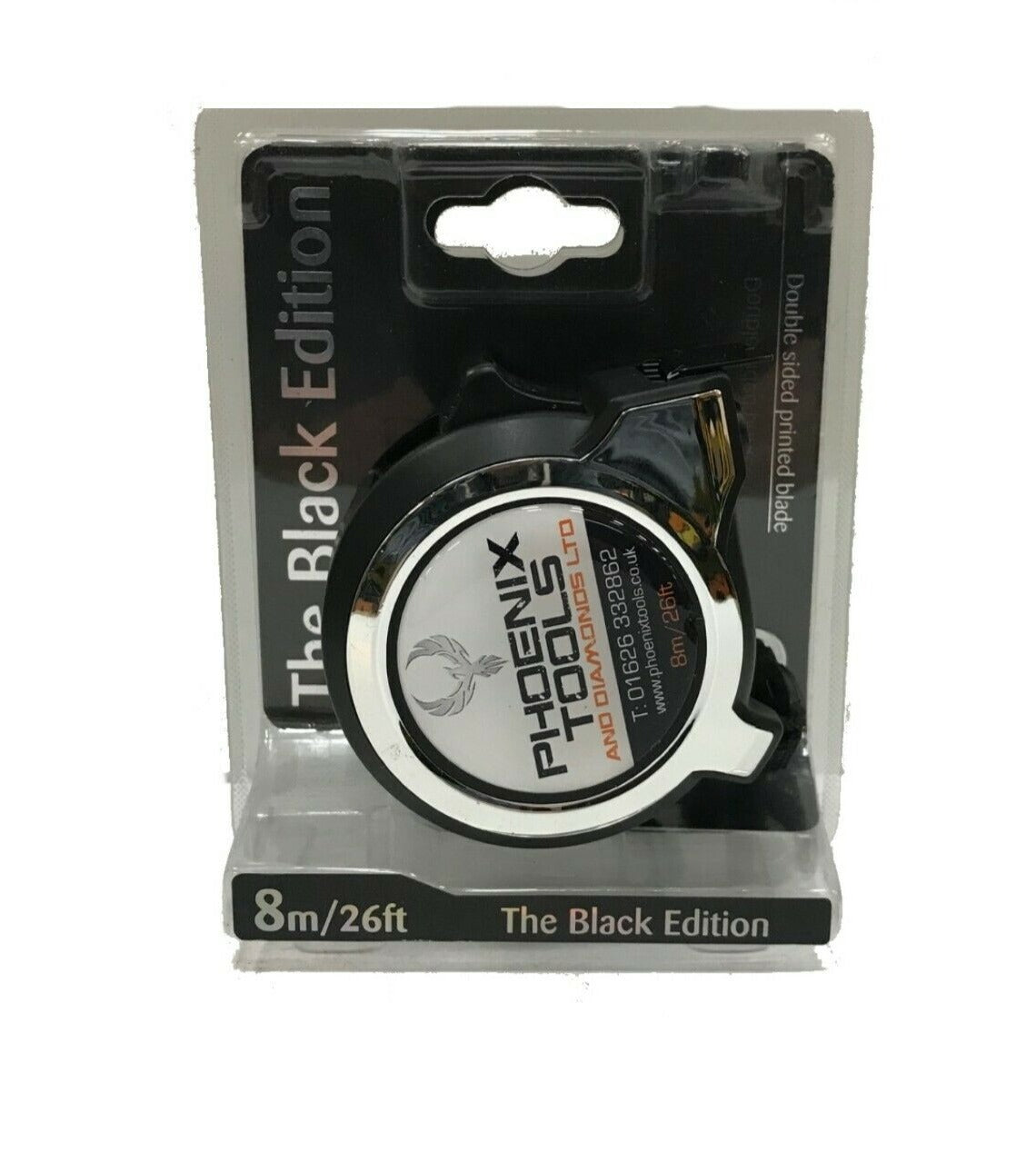 Advent Black Edition Phoenix Tools Tape 8m/26ft Metric & Imperial ATM1-8025