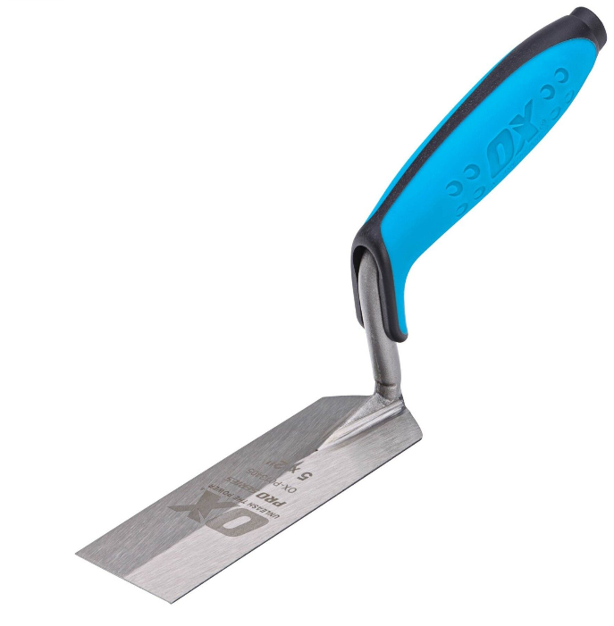 OX Tools PRO Margin Trowel 125 x 50mm OX-P013405 DURAGRIP Comfort Grip