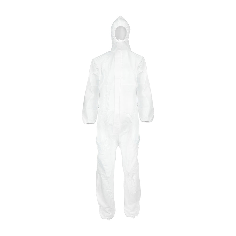 Cat III Type 5/6 Coverall - High Risk Protection - White, X Large