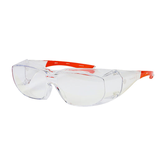Slimfit Overspecs Safety Glasses - Clear, One Size