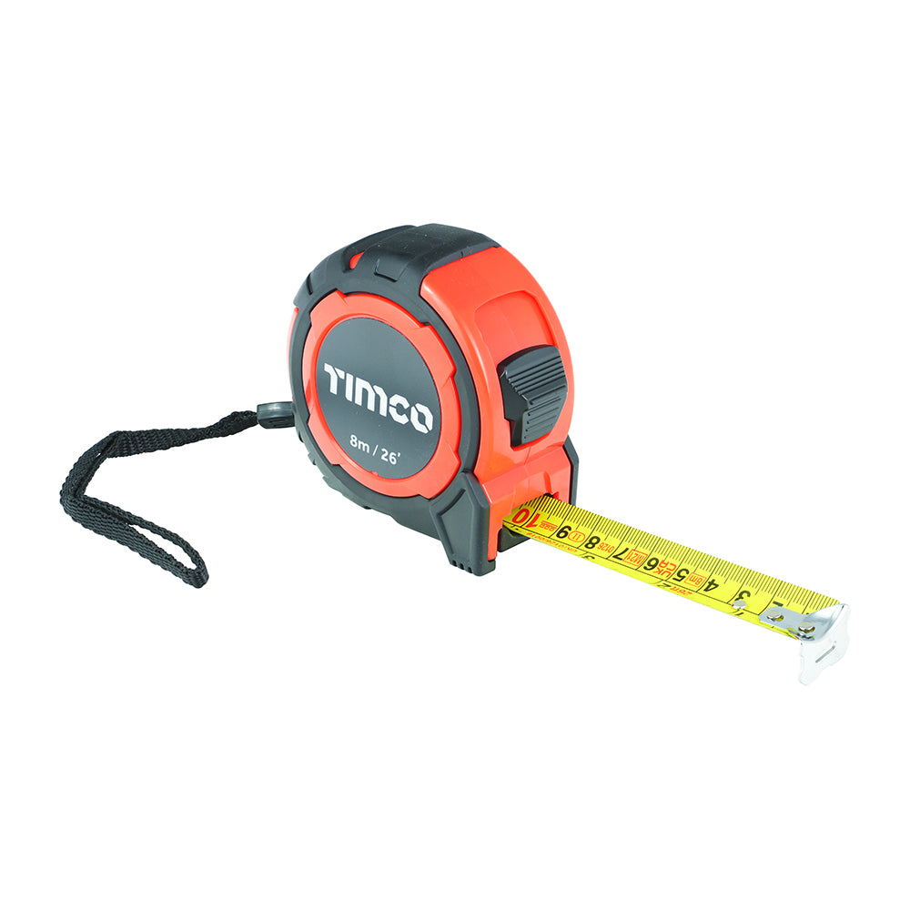 Tape Measure, 8m/26ft x 25mm