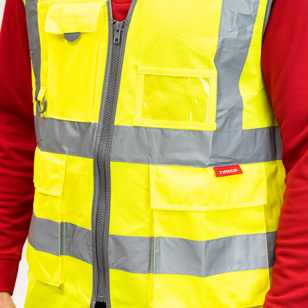 Hi-Visibility Executive Vest - Yellow, XXXX Large