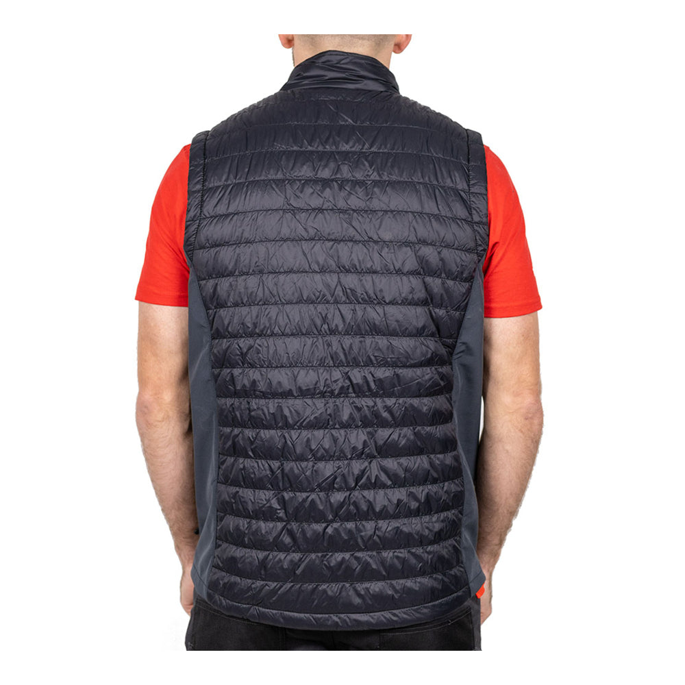 Padded Bodywarmer - Grey/Black, X Large