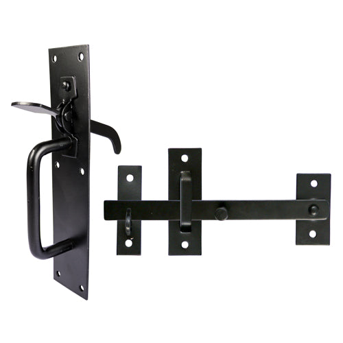 Suffolk Latch - Medium Duty - Black