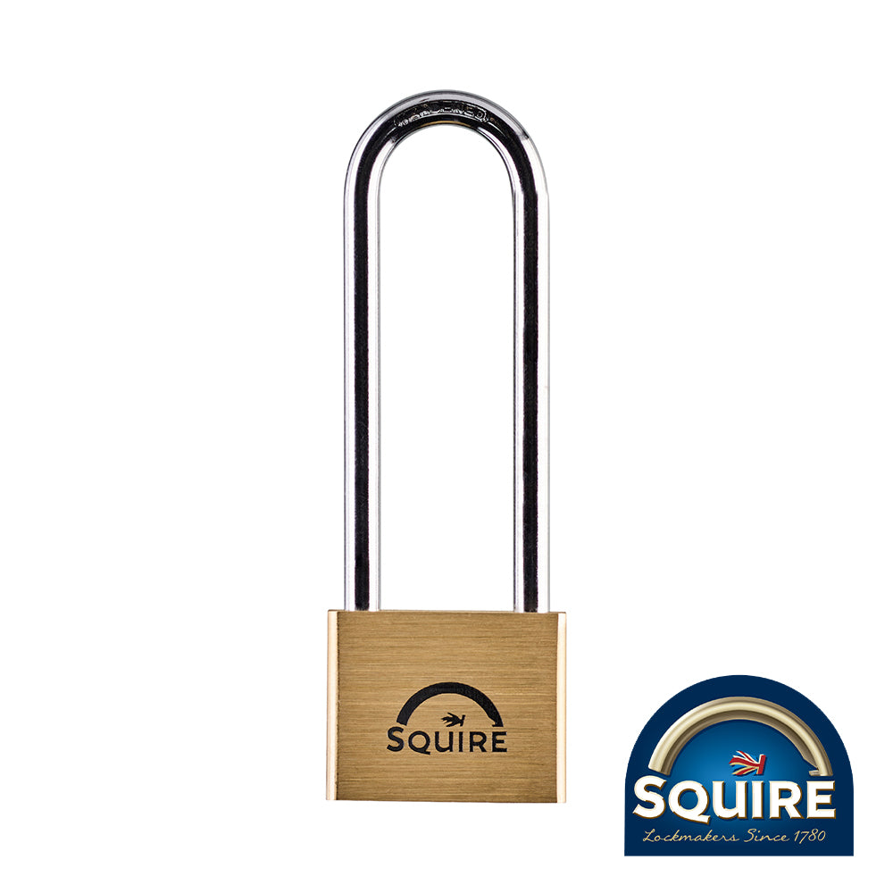 Premium Brass Lion Padlock - 4" Long Shackle - LN4/4