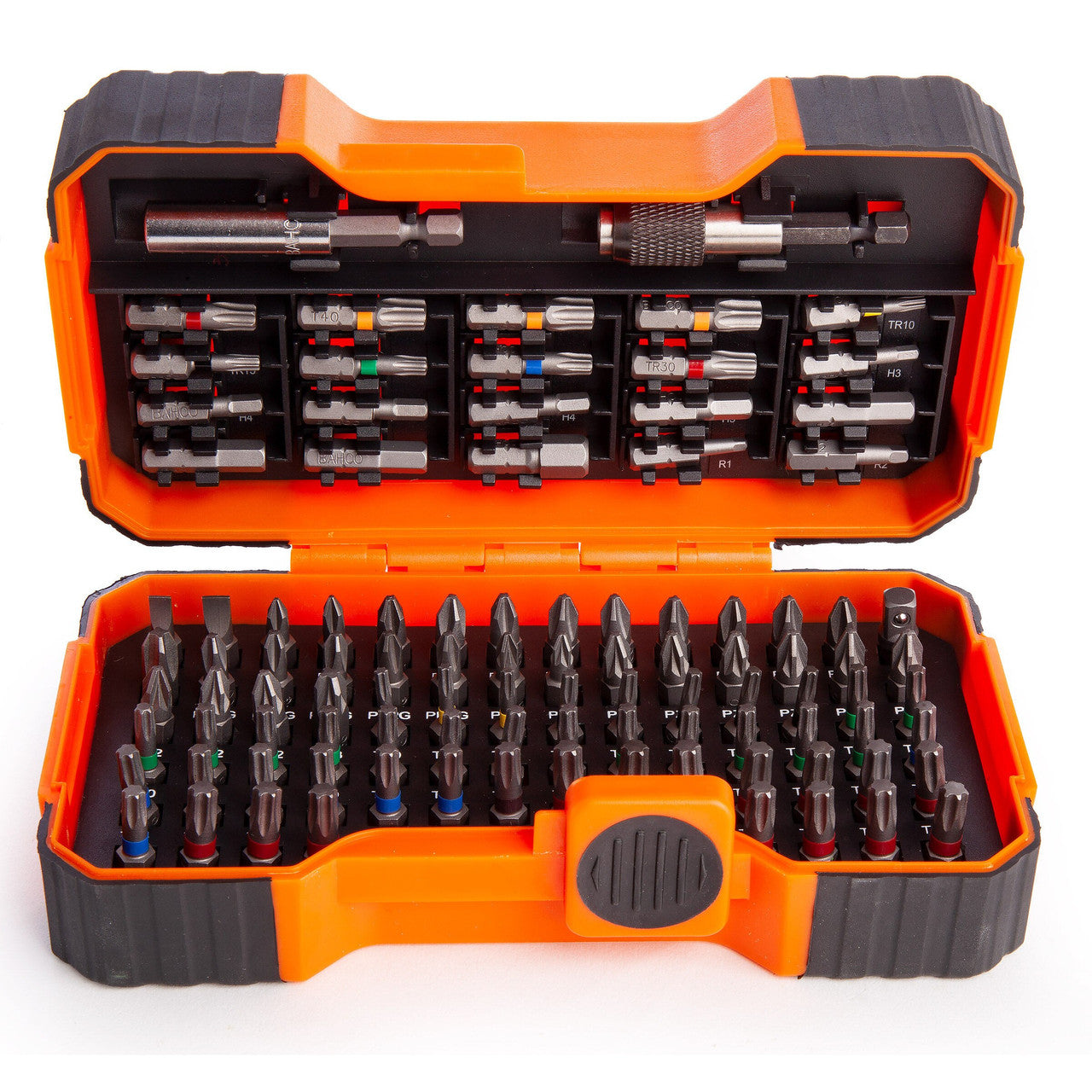 Bahco 59/S100BC Assorted Screwdriver Bit Set with 2 Bit Holders (100 Piece)