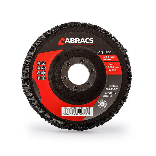 Abracs ABPOLY115 Poly Disc for Rust & Paint Removal 115mm