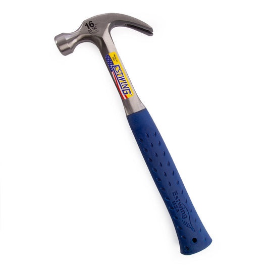 Estwing E3/16C Curved Claw Hammer with Vinyl Grip 16oz