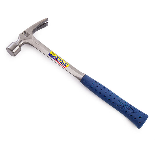 Estwing E3/22S Straight Claw Framing Hammer with Vinyl Grip 22oz