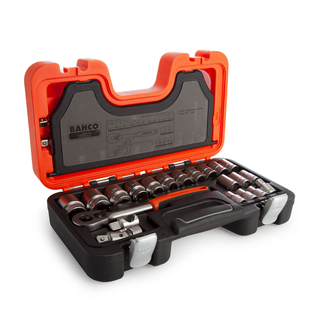 Bahco S240 1/2in Socket & Mechanical Set (24 Piece)