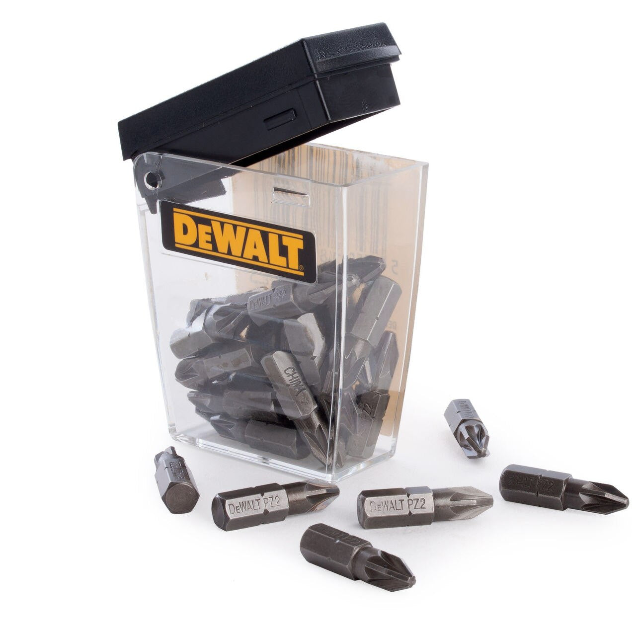 Dewalt DT71521-QZ PZ2 Screwdriving Bits In Tic Tac Box 25mm (Pack of 25)