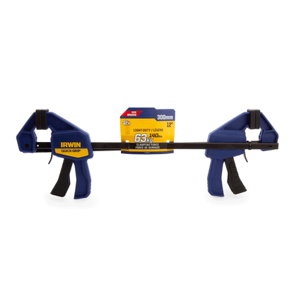 Irwin Quick-Grip T54122EL7 Mini Bar Clamp 12in / 300mm Twin Pack