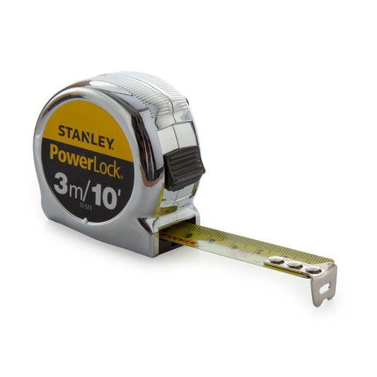 Stanley 0-33-523 Micro Powerlock Metric/Imperial Tape Measure 3m