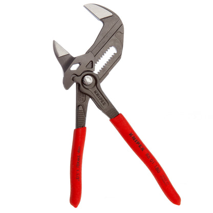 Knipex 8601180SB Pliers + Wrench 2 in 1 Tool Grey Atramentized 180mm