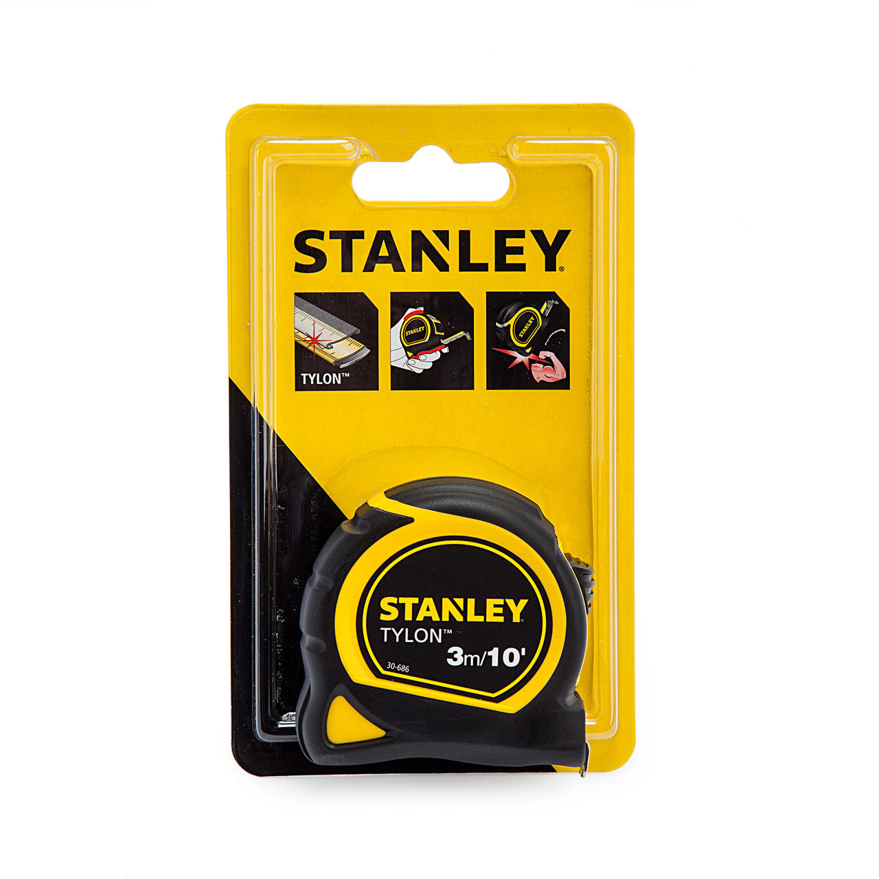 Stanley 0-30-686 Metric/Imperial Tylon Pocket Tape Measure 3m