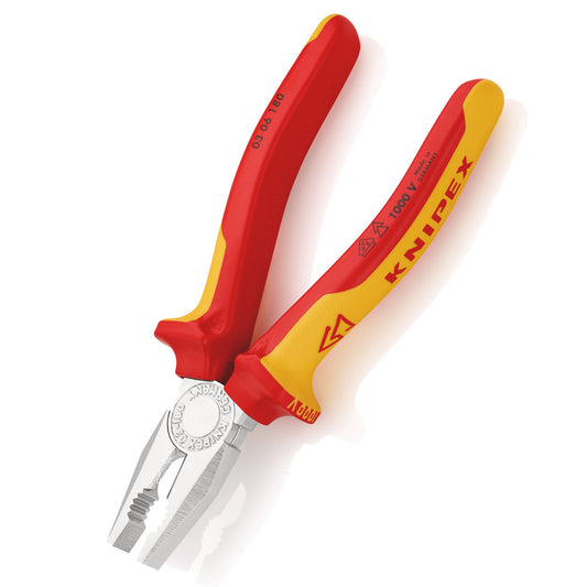 Knipex 0306180SB Combination Pliers Insulated VDE 1000V 180mm