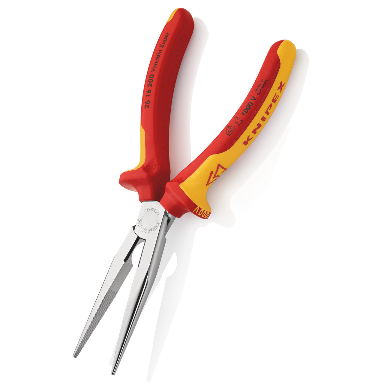 Knipex 2616200SB Snipe Nose Side Cutting Pliers VDE 1000V 200mm