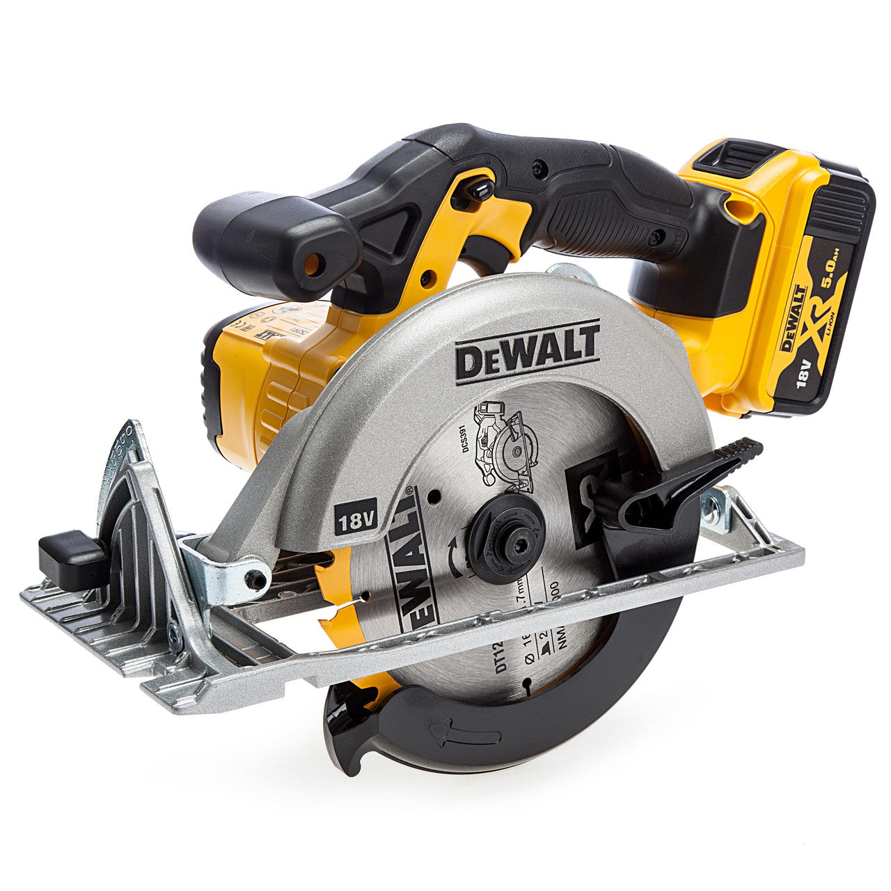 Dewalt 18V XR Combi Drill & Circular Saw Twin Pack (2 x 5.0Ah Batteries)