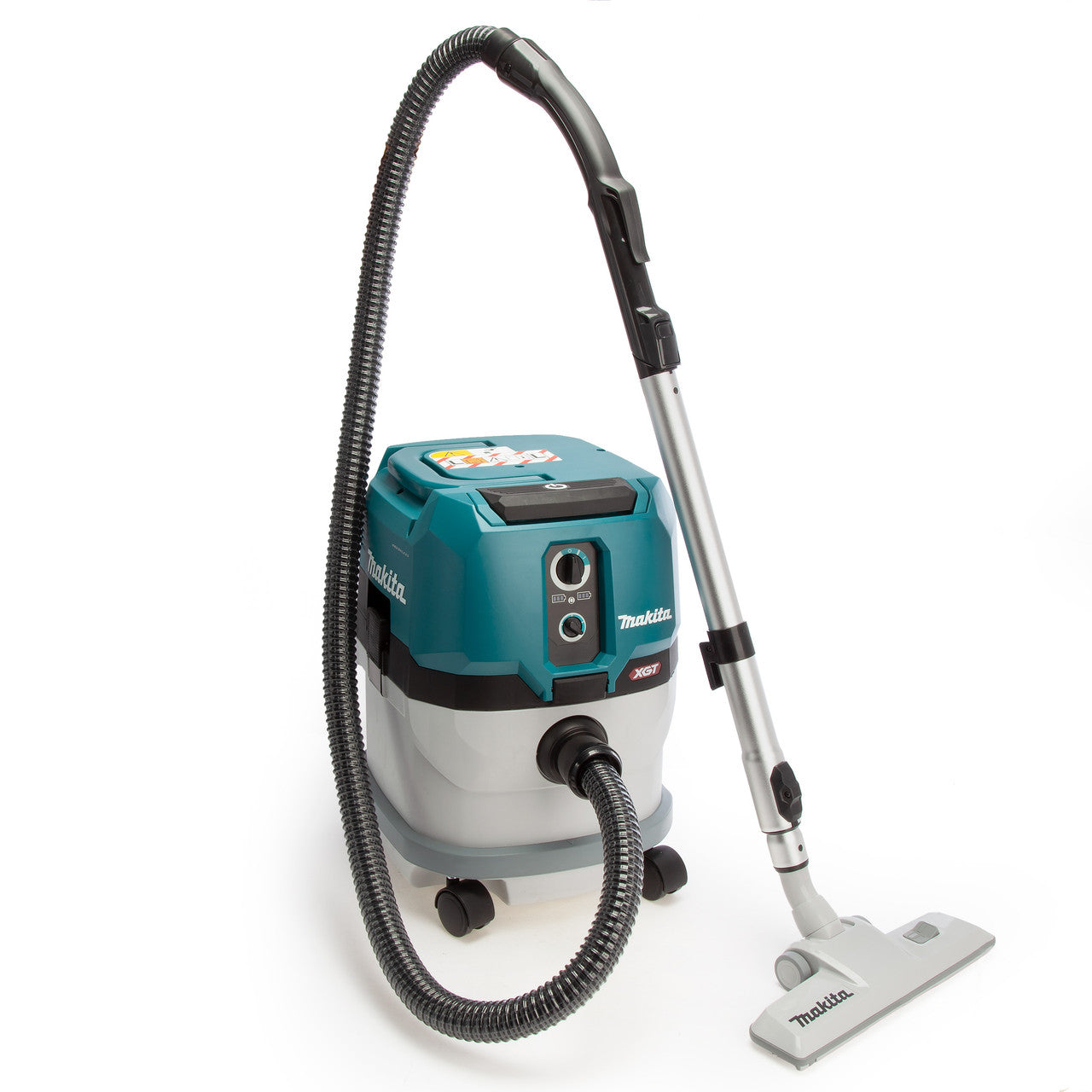 Makita VC003GLD21, L Class 40Vmax XGT Dust Extractor Wet & Dry 15ltr (2 x 2.5Ah Batteries)