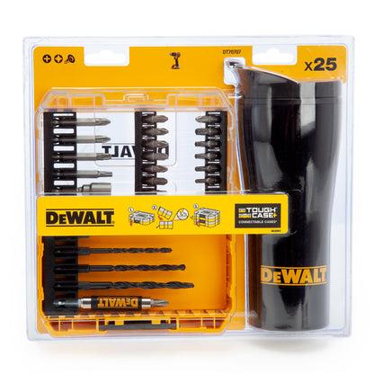 Dewalt DT70707 Drill and Screwdriver Bit Set in Connectable Case with Mug (25 Piece)