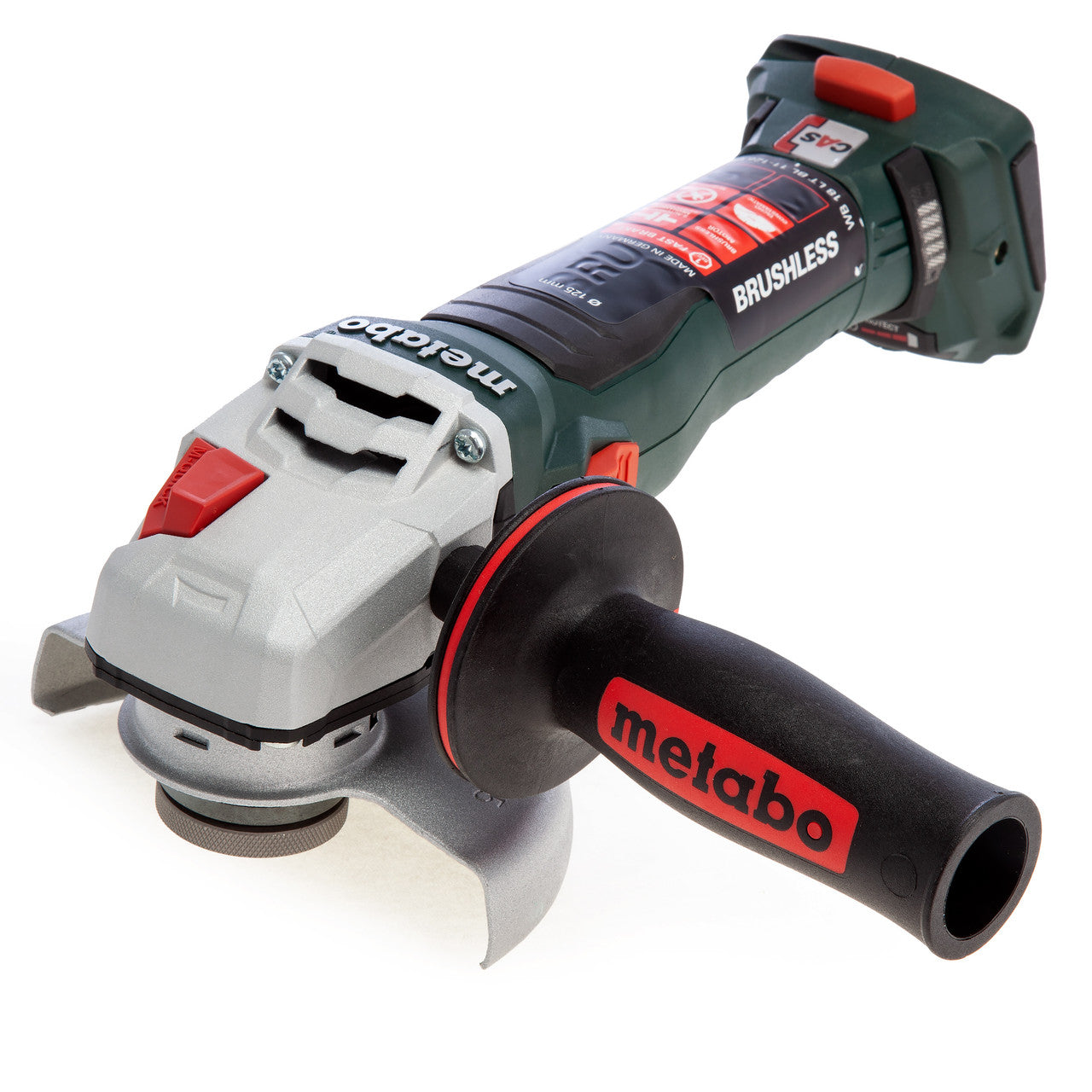 Metabo 613054840 WB 18 LT BL 11-125 Quick Angle Grinder (Body Only) in metaBOX 165 L