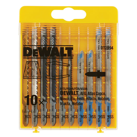 Dewalt DT2294 XPC Jigsaw Blade Set for Wood and Metal (10 Pack)