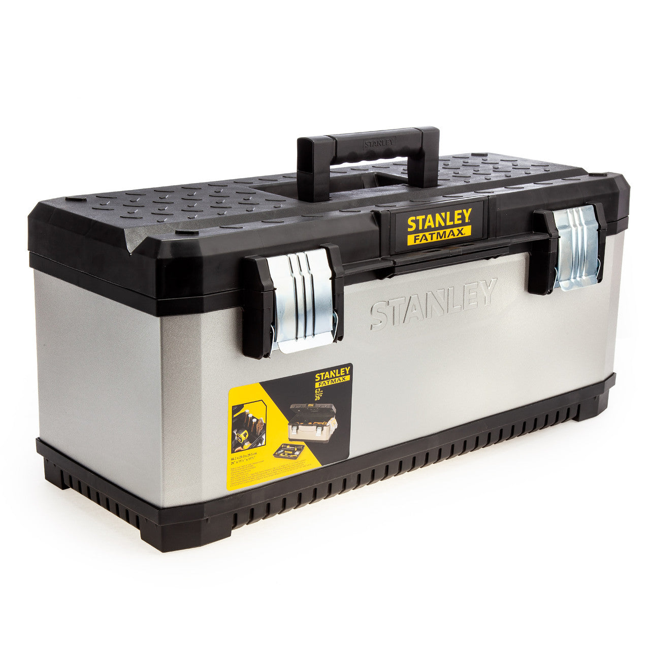 Stanley 1-95-617 FatMax Galvanised Metal/Plastic Tool Box 26"