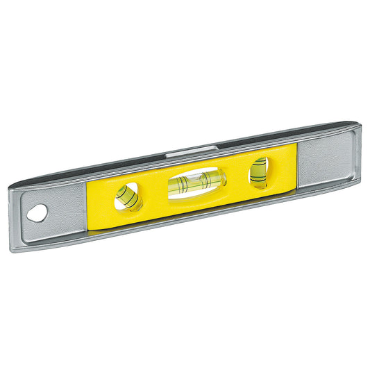 Stanley 230mm / 9" Aluminium Magnetic Torpedo Level 3 Vials (0-42-465)