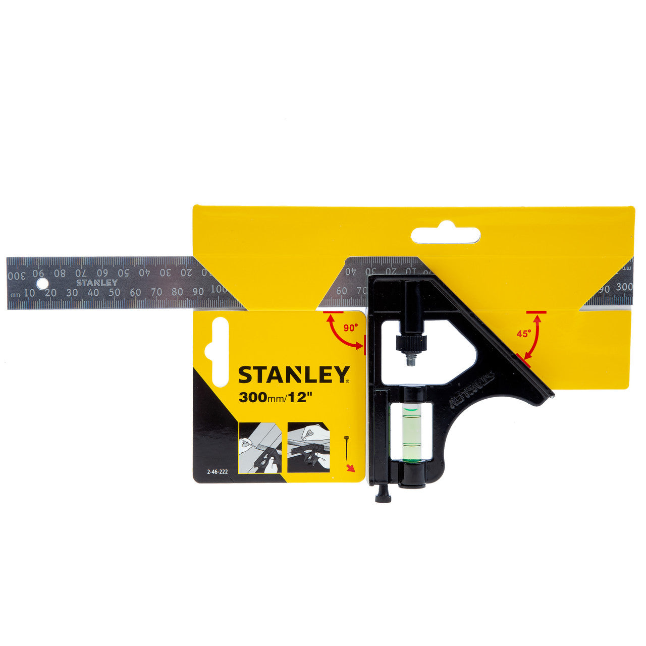 Stanley 2-46-222 Die Cast Multi-Use Square 12in / 300mm