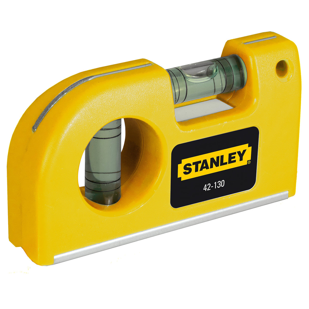 Stanley 87mm / 3.4" Magnetic Pocket Level 2 Vials (0-42-130)